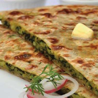 Aloo Stuffed Parota 